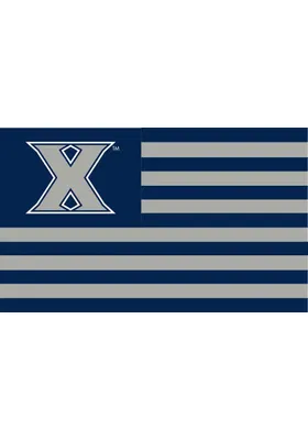 Xavier Musketeers Nations Blue Silk Screen Grommet Flag