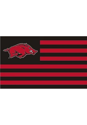 Arkansas Razorbacks Nations Red Silk Screen Grommet Flag - Red