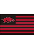 Arkansas Razorbacks Nations Red Silk Screen Grommet Flag - Red