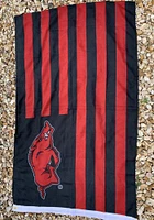 Arkansas Razorbacks Nations Red Silk Screen Grommet Flag - Red