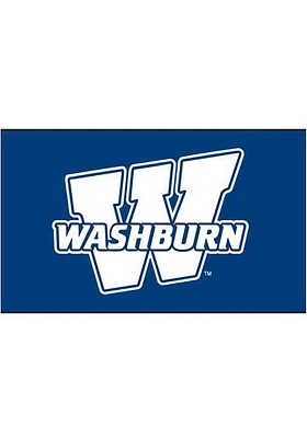 Washburn Ichabods 3x5 Grommet Silk Screen Grommet Flag - Blue