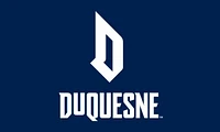 Duquesne Dukes Basic Logo Silk Screen Grommet Flag - Navy Blue