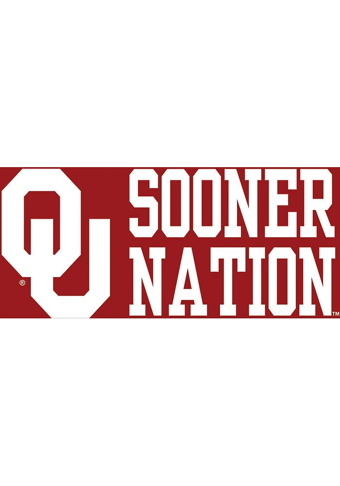 Oklahoma Sooners 3x5 Feet Design Silk Screen Grommet Flag - Red