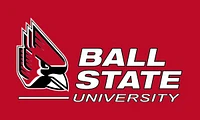 Ball State Cardinals 3x5 Ft Red Silk Screen Grommet Flag - Red