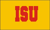 Iowa State Cyclones 3x5 Ft Silk Screen Grommet Flag - Gold