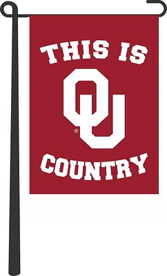 Oklahoma Sooners 13X18 Inch Graphic Garden Flag - Red