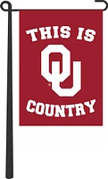 Oklahoma Sooners 13X18 Inch Graphic Garden Flag - Red