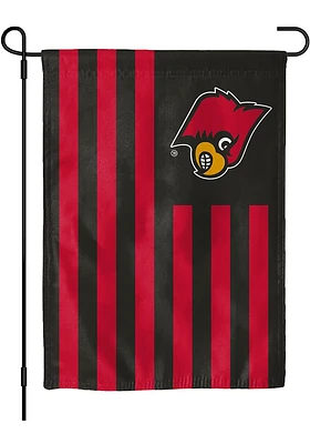 Louisville Cardinals 13X18 Inch Graphic Garden Flag - Black