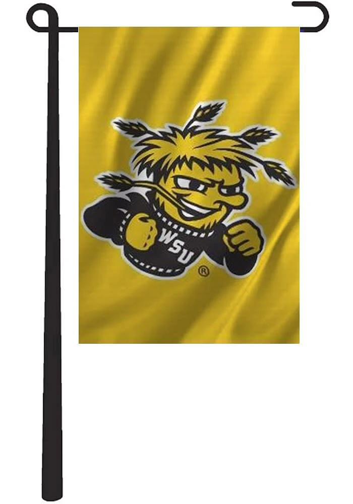Wichita State Shockers 13x18 Yellow Garden Flag - Gold