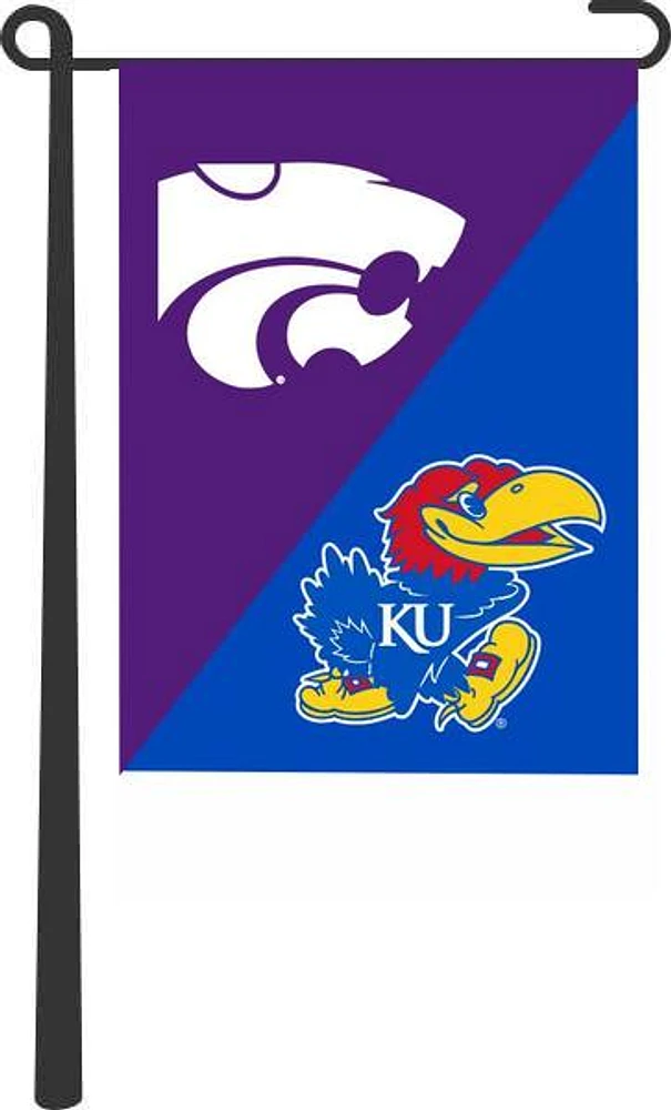 Kansas Jayhawks 13x18 Garden Flag