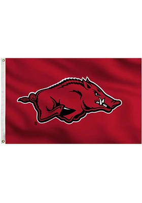 Arkansas Razorbacks 3x5 Grommet Silk Screen Grommet Flag