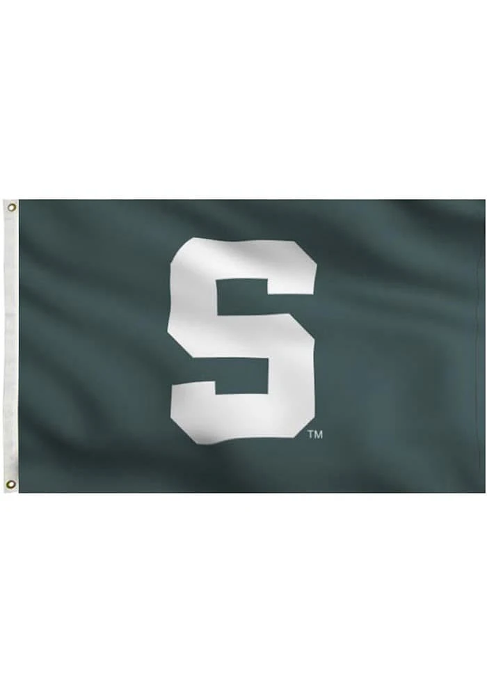 Michigan State Spartans 3x5 Grommet Silk Screen Grommet Flag