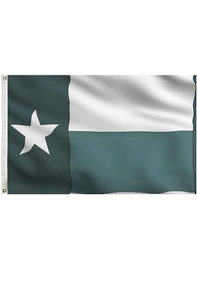 North Texas Mean Green 3x5 State of Texas Grommet Silk Screen Grommet Flag - Green