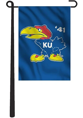 Kansas Jayhawks 13x18 1941 Jayhawk Garden Flag - Blue
