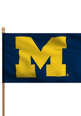 Michigan Wolverines 3x5 Silk Screen Sleeve