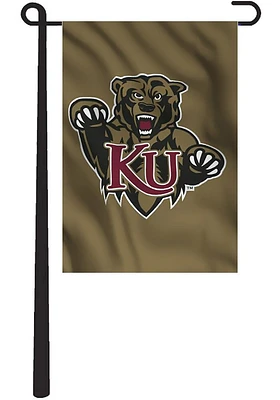 Kutztown University Team Logo Garden Flag - Brown