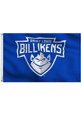 Saint Louis Billikens Team Logo Grommet Silk Screen Grommet Flag - Blue