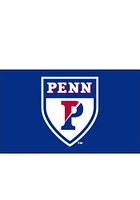 Pennsylvania Quakers Team Logo Grommet Silk Screen Grommet Flag - Blue