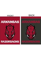 Arkansas Razorbacks 2 Sided Team Logo Banner - Cardinal