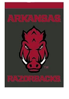 Arkansas Razorbacks 2 Sided Team Logo Banner - Cardinal