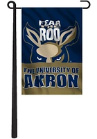 Akron Zips Team Logo Garden Flag - Blue