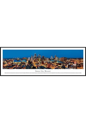 Blakeway Panoramas Kansas City Skyline Framed Posters