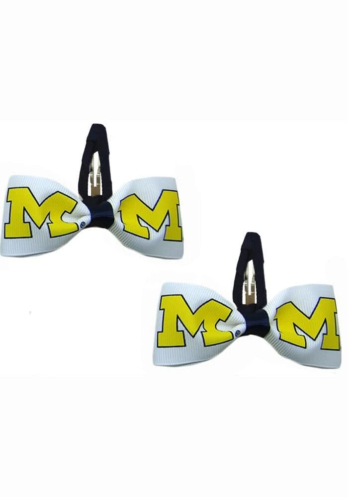 Michigan Wolverines Clippie Baby Hair Barrette