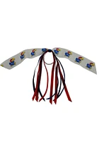 Kansas Jayhawks Pony Streamer Kids Hair Ribbons