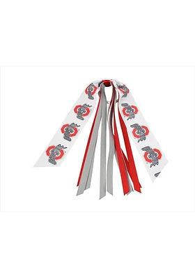 Ohio State Buckeyes Pony Streamer Kids Hair Ribbons