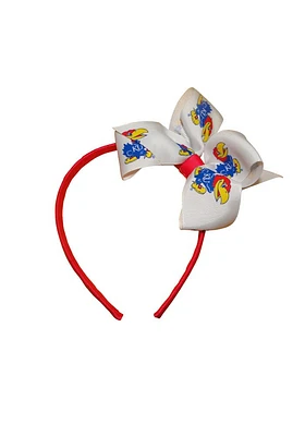 Kansas Jayhawks Jr Bow Youth Headband