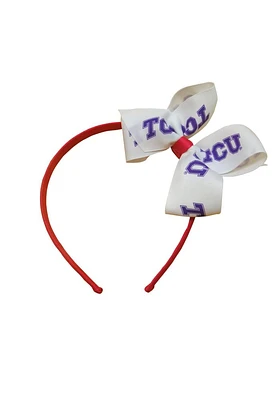 TCU Horned Frogs Jr Bow Youth Headband