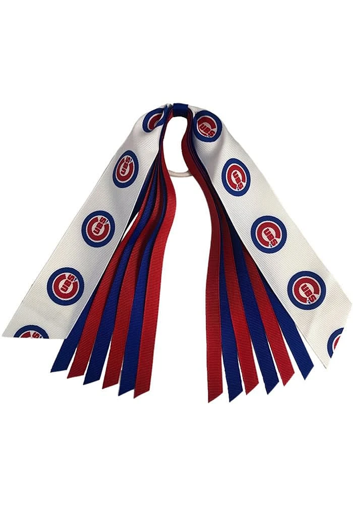 Chicago Cubs Pony Streamer Kids Hair Ribbons