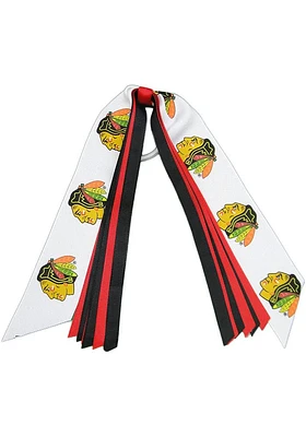 Chicago Blackhawks Pony Streamer Kids Hair Ribbons