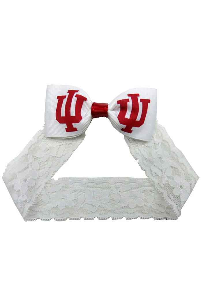 Indiana Hoosiers Lace Baby Baby Headband