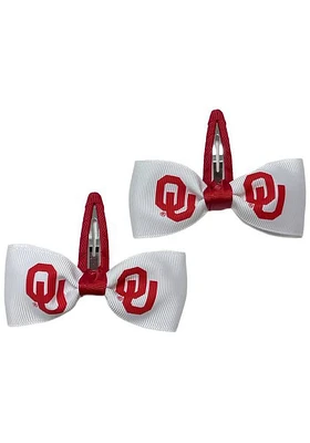 Oklahoma Sooners Clippie Baby Hair Barrette