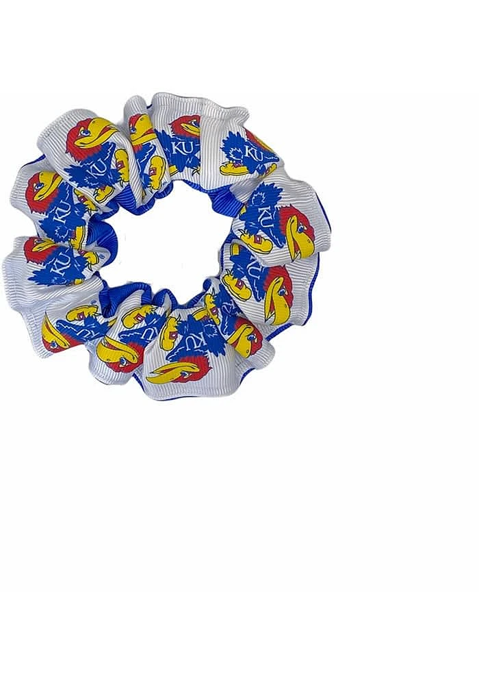 Kansas Jayhawks Pony Womens Hair Scrunchie