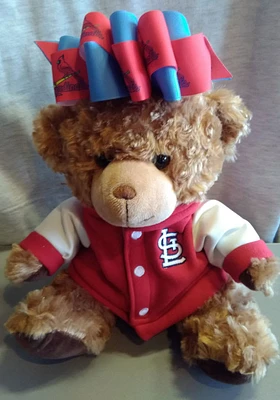 St Louis Cardinals Mary Loop Bow Kids Hair Barrette