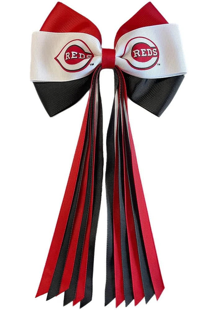 Cincinnati Reds Streamer Bow Kids Hair Ribbons