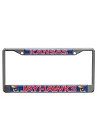 Kansas Jayhawks Team Name Domed License Plate Frame
