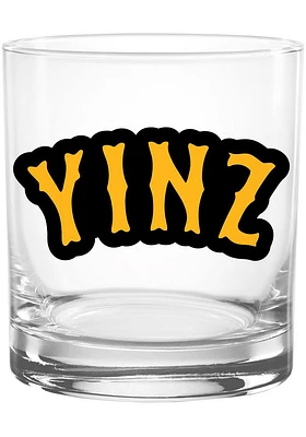 Pittsburgh 14oz YINZ Rock Glass - Yellow