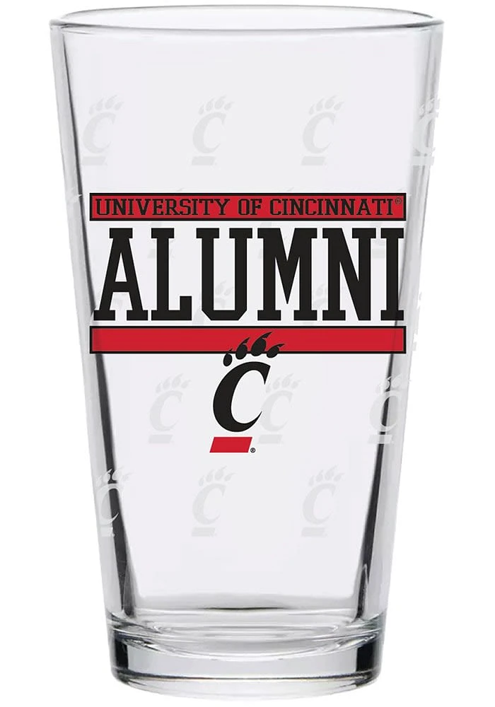 Cincinnati Bearcats 16oz Alumni Pint Glass