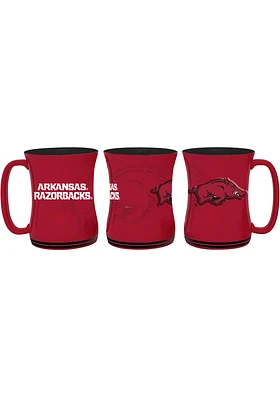 Arkansas Razorbacks 16oz Barista Ceramic Mug - Red