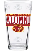 Iowa State Cyclones 16oz Alumni Pint Glass - Red