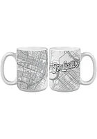 St Louis 15 oz City Map Ceramic Mug - White