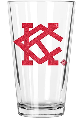 Kansas City Monarchs KC Monarchs Logo Pint Glass - Red