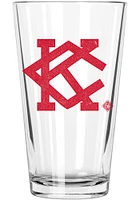Kansas City Monarchs KC Monarchs Logo Pint Glass - Red