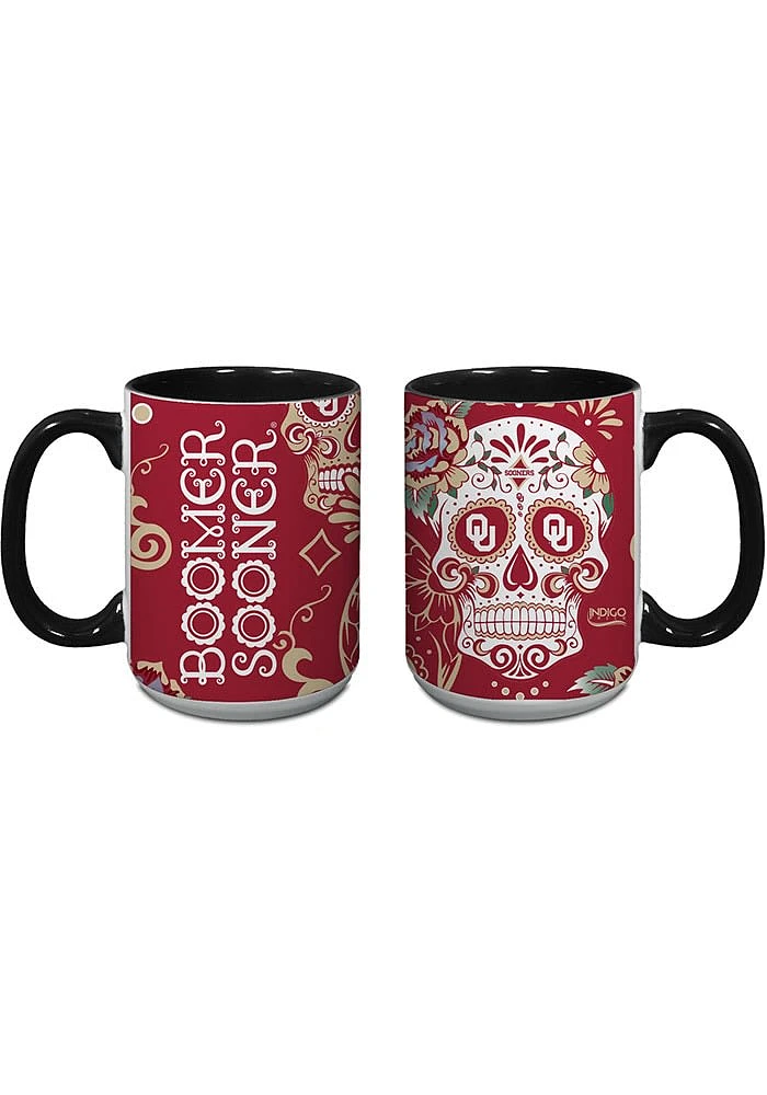 Oklahoma Sooners 15 oz Dia Ceramic Mug - Red