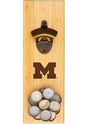Michigan Wolverines BAMBOO Bottle Opener