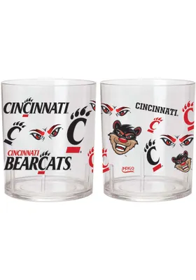 Cincinnati Bearcats 10 oz Medley Rock Glass