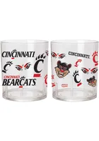 Cincinnati Bearcats 10 oz Medley Rock Glass - Red